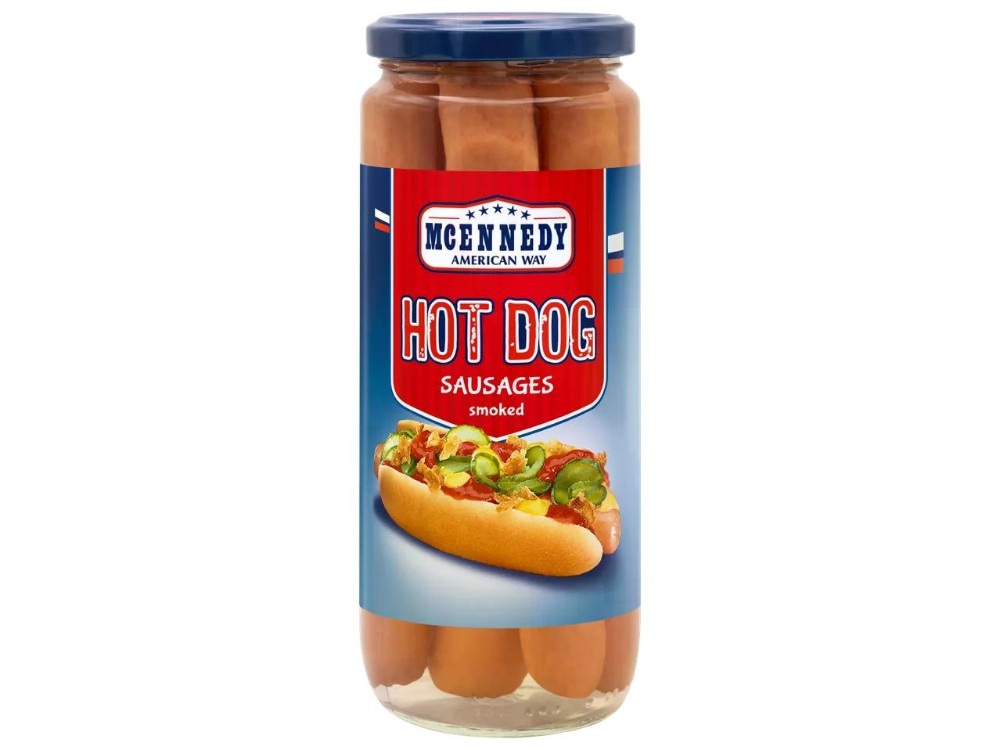 Mcennedy Hot Dog Würstel di carne suina affumicati 300 g (sgocc.) confezione - Offerta nel negozio Lidl