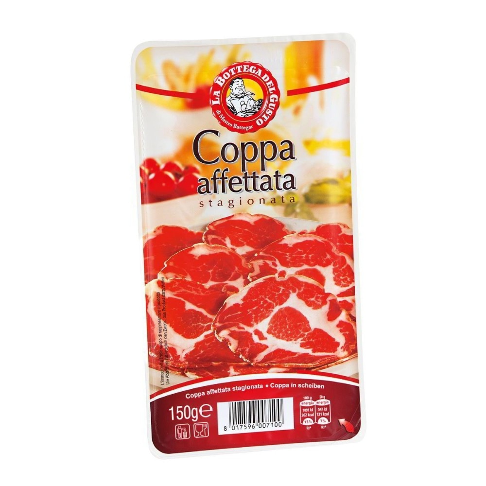 Coppa Affettata Stagionata 120 g La Bottega del Gusto - Offerta nel negozio Eurospin
