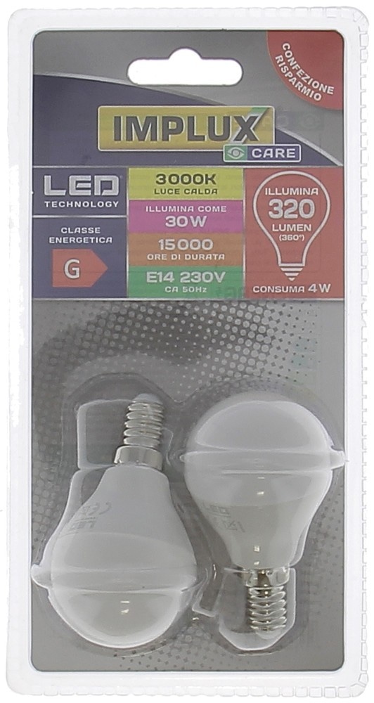 2 Lampadine a LED Implux 2 pz - Offerta nel negozio Bennet