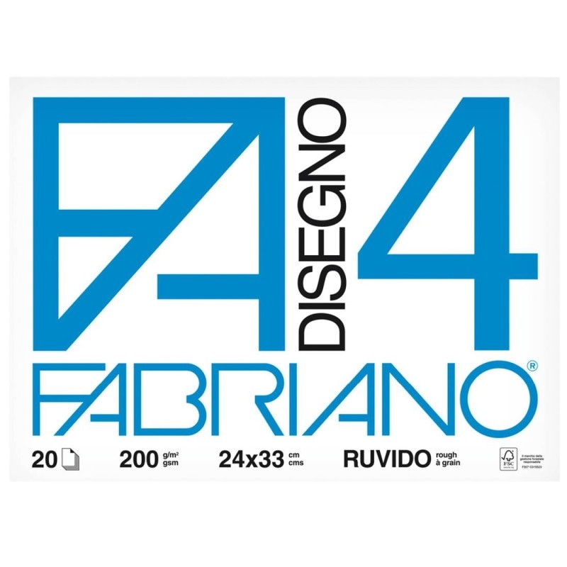 Blocchi da disegno F4 Fabriano 24 x 33 cm in offerta da Coop