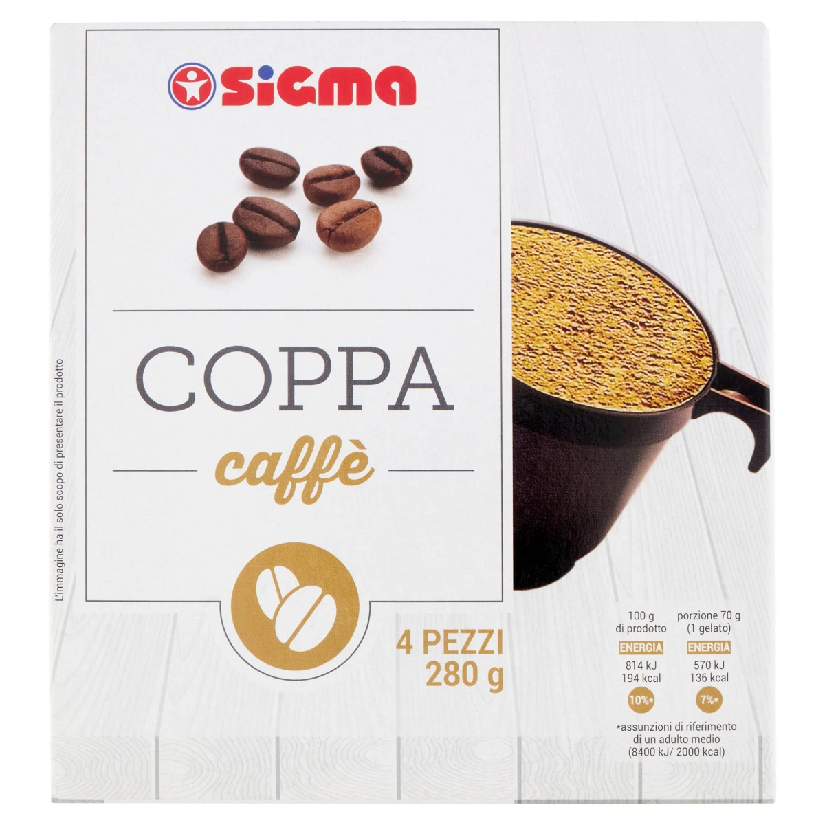 Coppa Caffè Conf. 4 pz 280 g Class in offerta da Carrefour