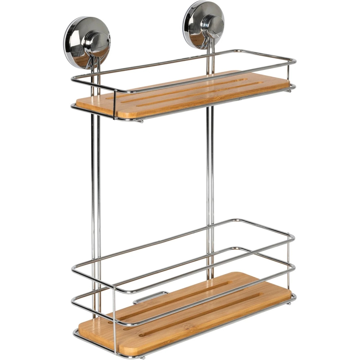 Mensola rettangolare 2 ripiani Bamboo in offerta da Happy Casa