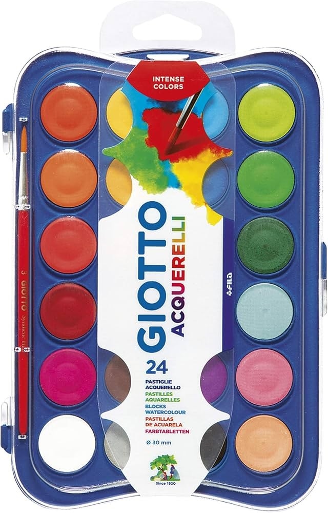 Acquarelli 24 colori GIOTTO in offerta da Iper La grande i