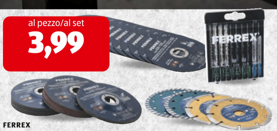 Ferrex Accessori per Elettroutensili - Offerta nel negozio ALDI
