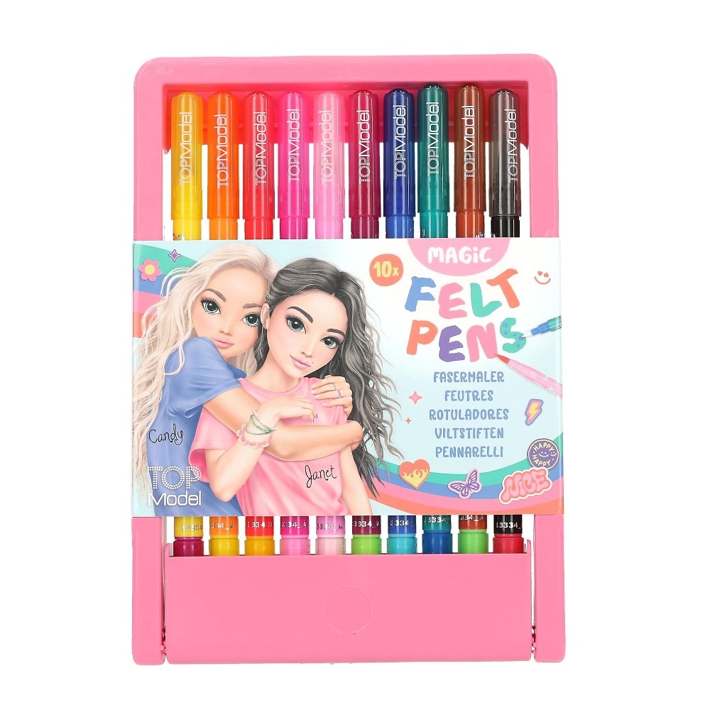 Pennarelli punta larga 10 colori + 1 matita + 1 temperino in offerta da Penny