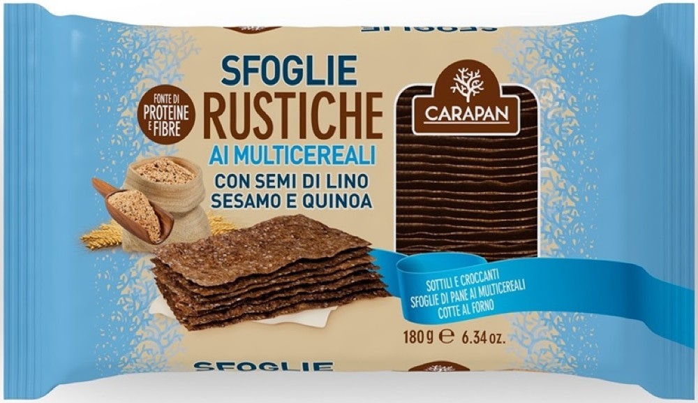 Sfoglie Rustiche Multicereali 180 g Carapan in offerta da MD