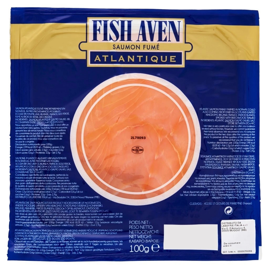 Salmone affumicato 100 g in offerta da Il Gigante