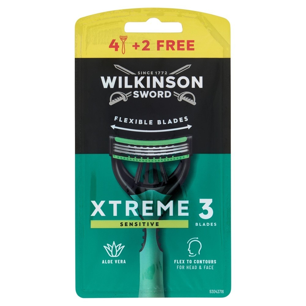 Wilkinson U&G Xtreme3 Sensitive 3+1 pz - Offerta nel negozio Happy Casa