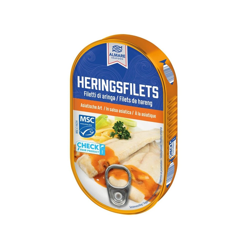 Almare Seafood Filetti di Aringa in Salsa 200 g - Offerta nel negozio ALDI