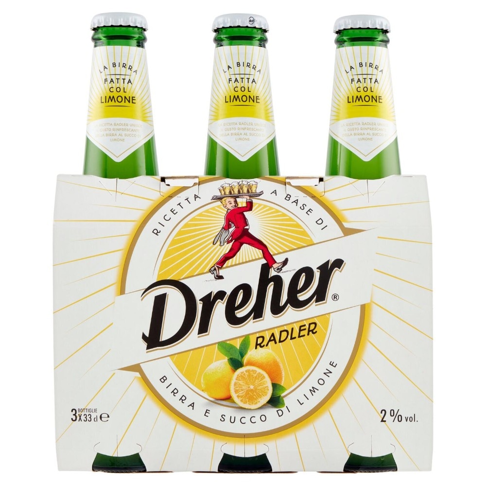 Birra Dreher Radler 3x33 cl in offerta da Il Gigante