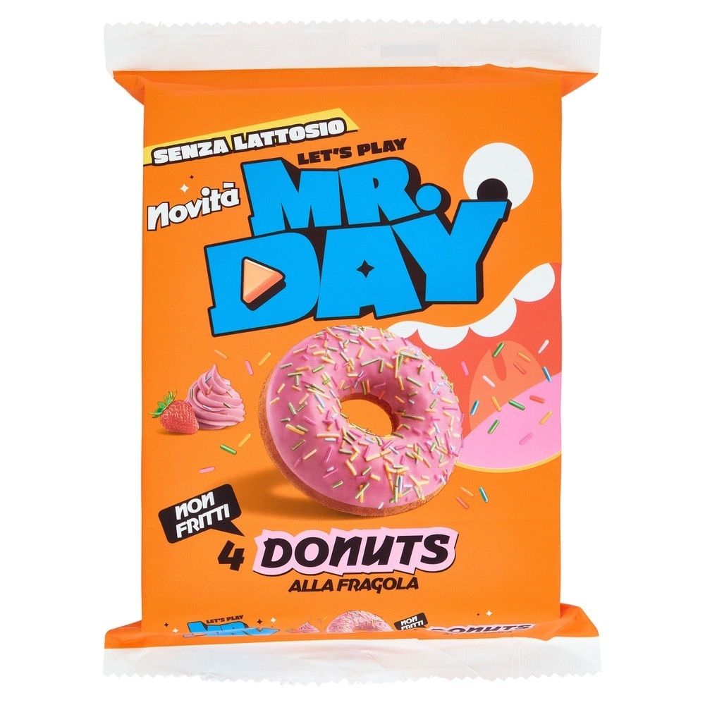 Donuts alla fragola o al cioccolato 200 g Mr.Day in offerta da Bennet