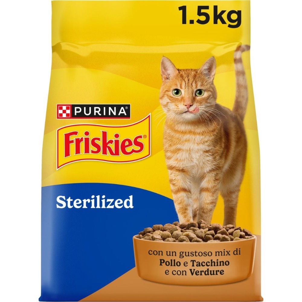 Friskies crocchette gatto adult 1,5 kg Purina in offerta da Maury's