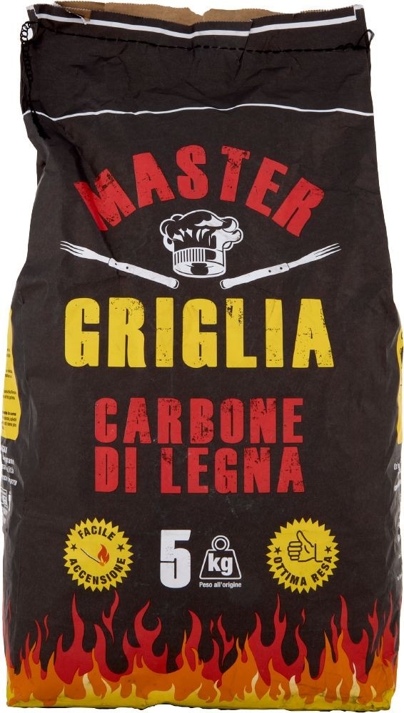 Carbone di legna Master Griglia 5 kg in offerta da Esselunga