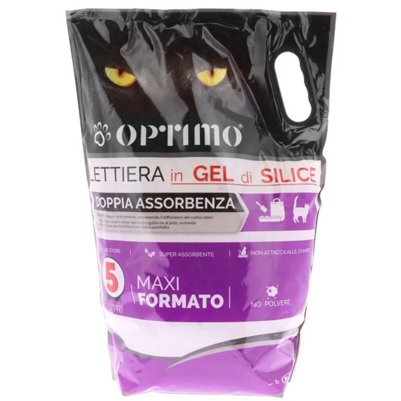 Optimo lettiera in silicio 5 LT in offerta da Maury's