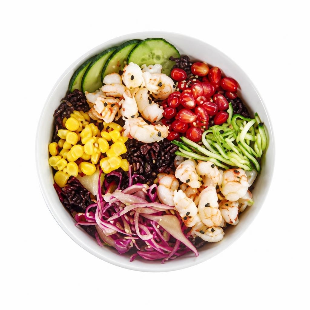 Pokè di gambero argentino e riso nero 240 g in offerta da Esselunga