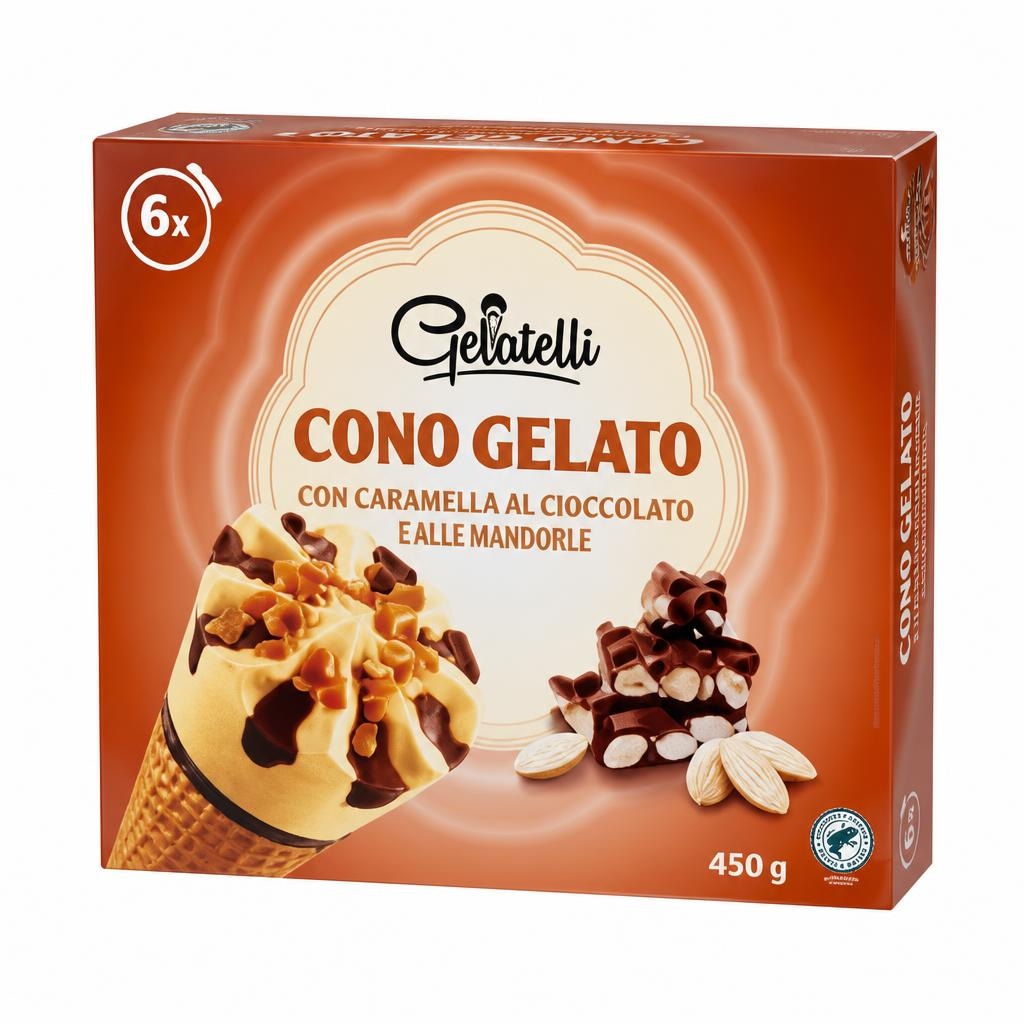 Gelatelli Cono gelato 450 g - Offerta nel negozio Lidl