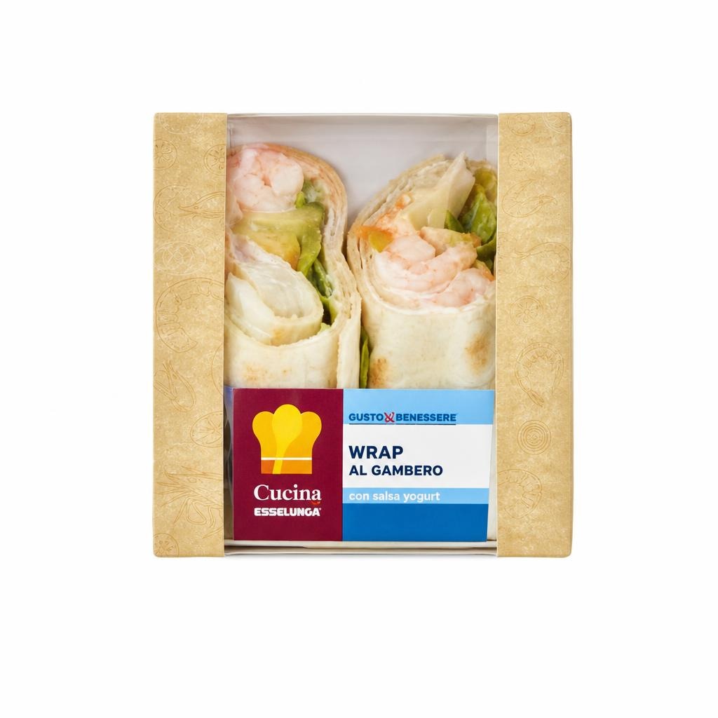 Wrap al gambero 210 g Cucina Esselunga in offerta da Esselunga