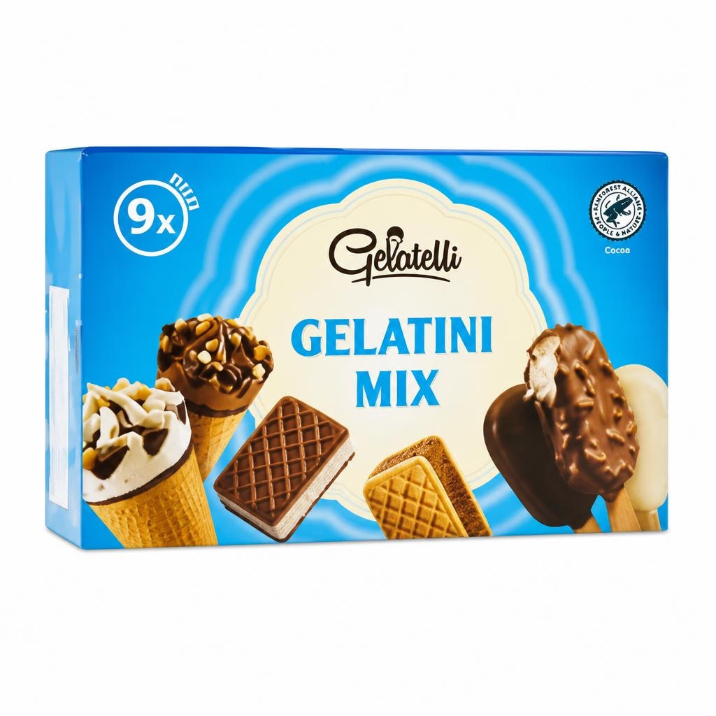 Gelatelli Family mini mix 300 g confezione - Offerta nel negozio Lidl