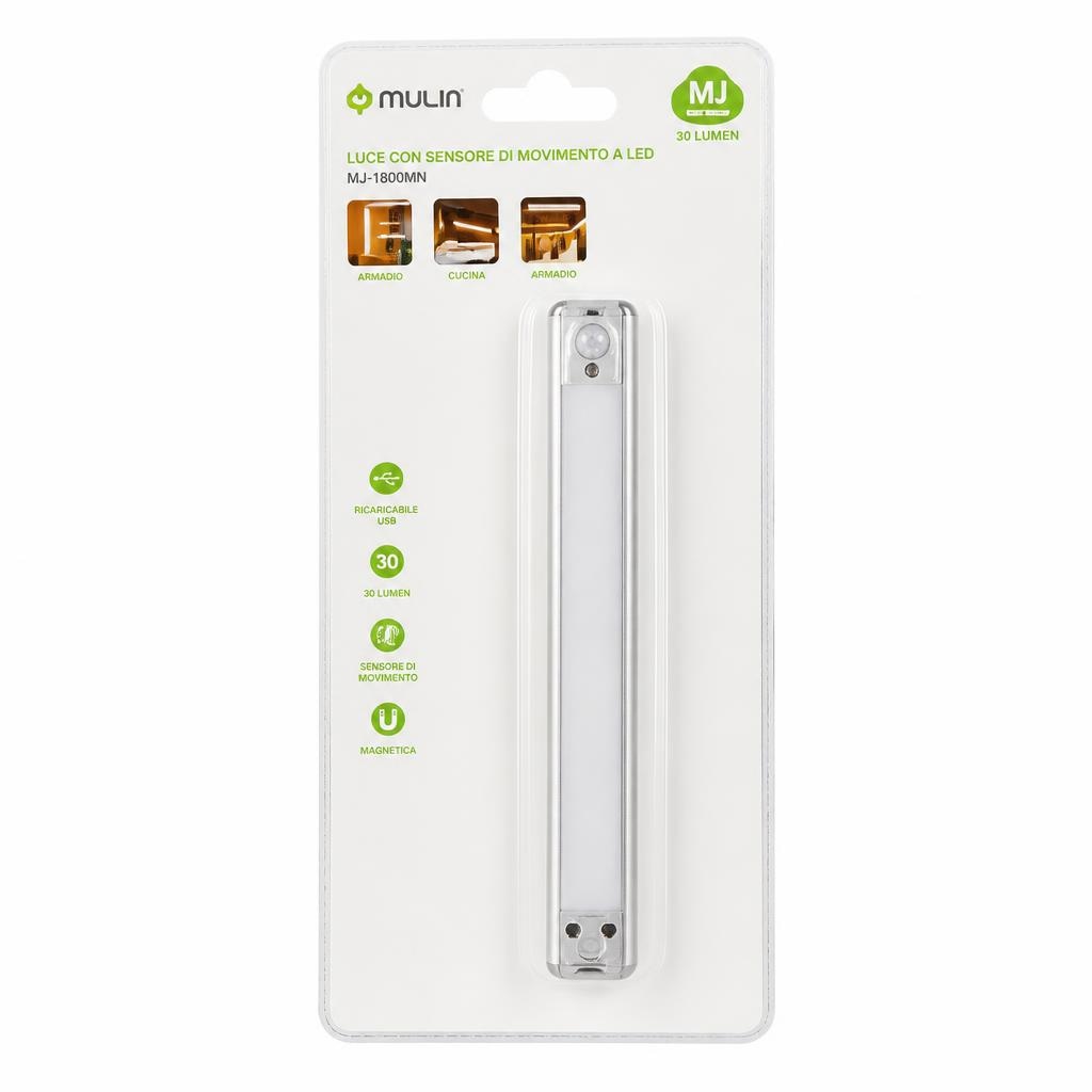 Lampada a LED ricaricabile USB in offerta da Il Gigante