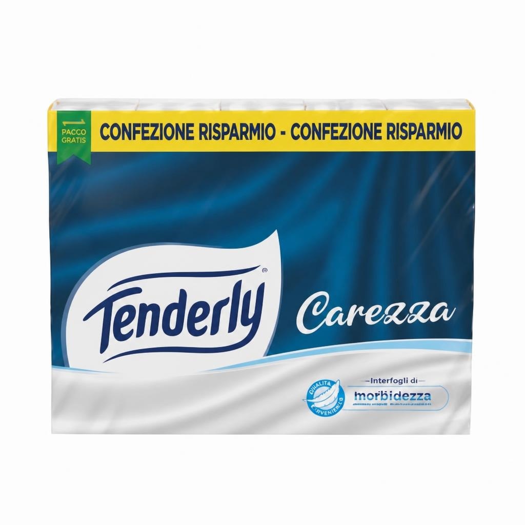 Fazzoletti Carezza Tenderly 30 pacchetti in offerta da MD