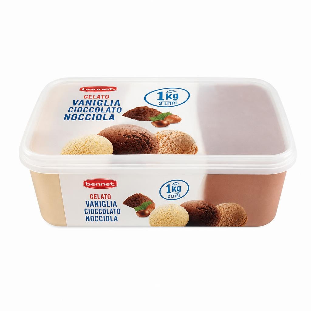 Vaschetta Gelato 1 kg in offerta da Bennet