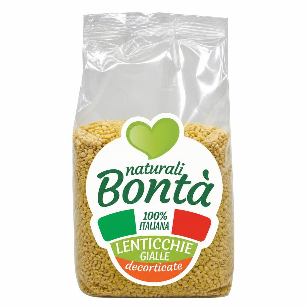 Lenticchie gialle decorticate 300 g naturali Bontà in offerta da MD