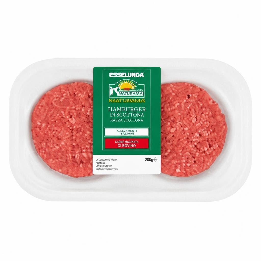 Hamburger di Scottona Naturama 2x125 g in offerta da Esselunga