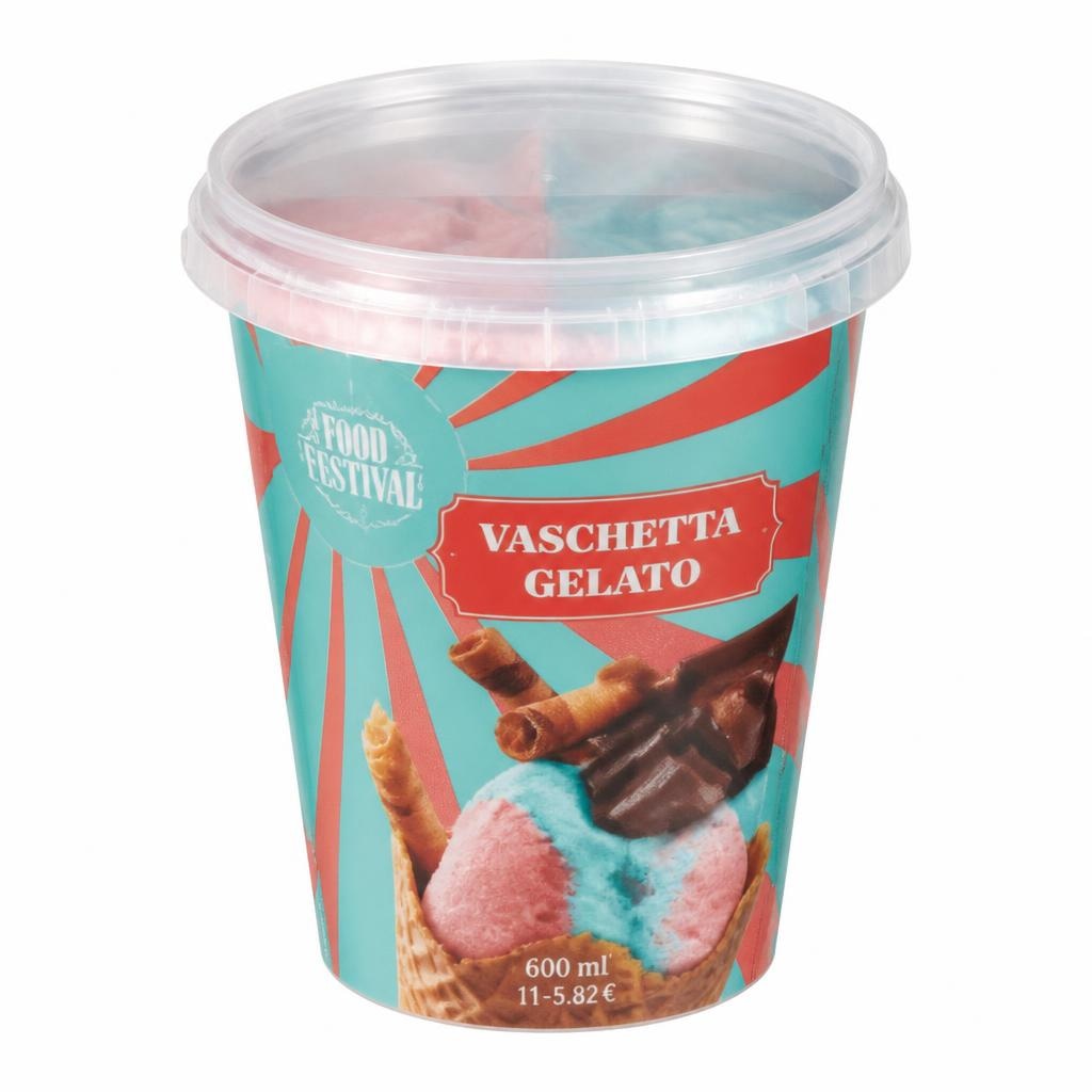 Food Festival vaschetta gelato 600 ml in offerta da Lidl
