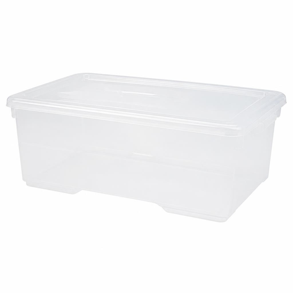 Censini box trasparente senza ruote con coperchio 2 litri in offerta da Risparmio Casa