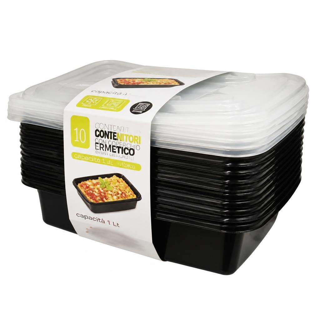 Contenitori con coperchio 21 pezzi in offerta da Happy Casa