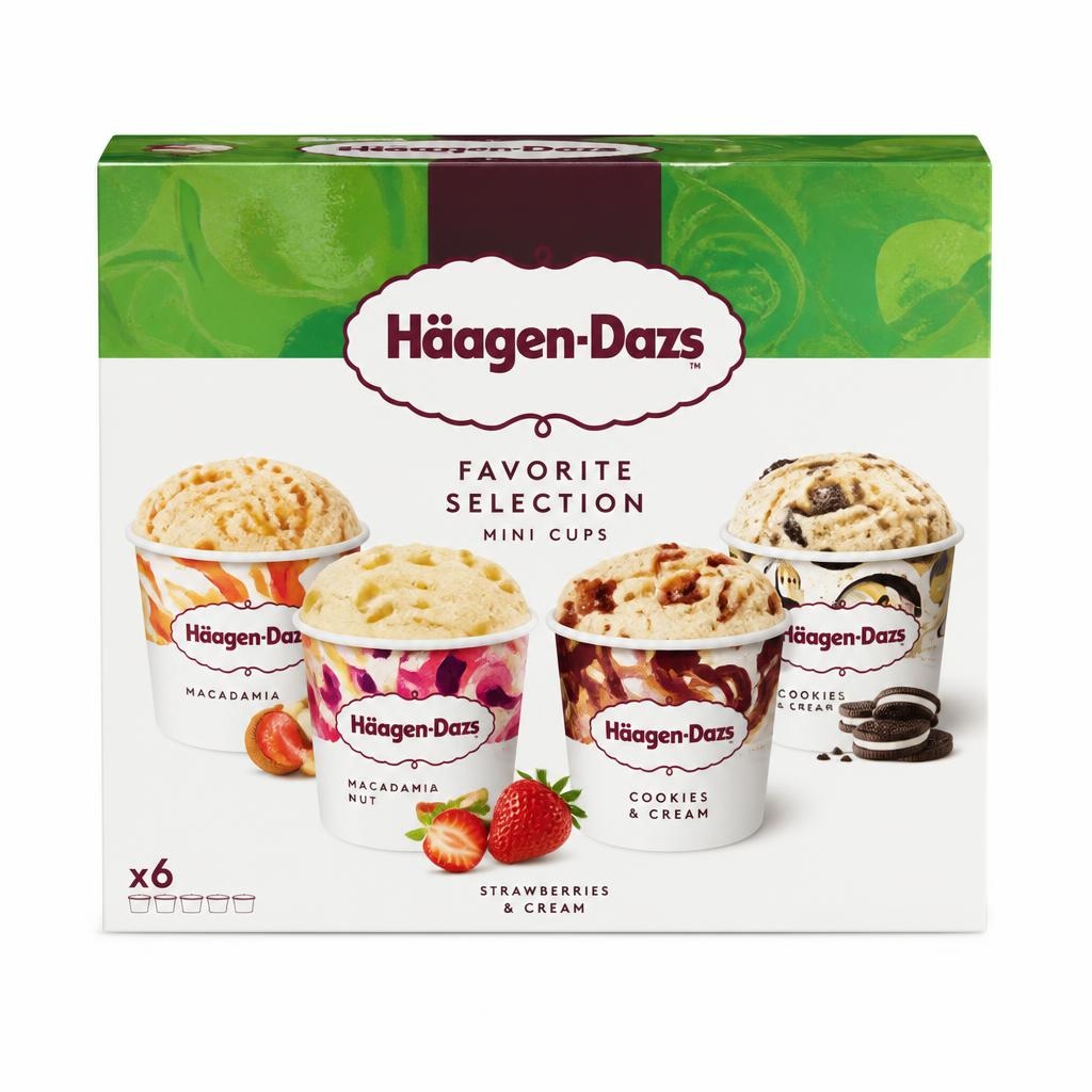Gelati Favorite Selection Mini Cups da 318 g a 400 g in offerta da Iper La grande i