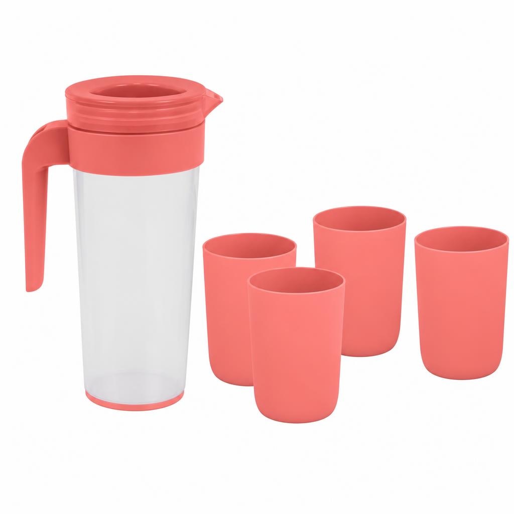 Caraffa Sky con bicchieri 1 litro, 4 pezzi in offerta da Dpiù