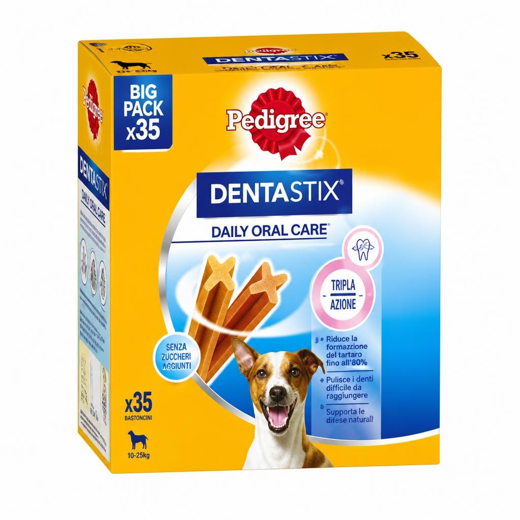 Pedigree Dentastix S-35pz/M-28pz/L-21pz in offerta da Maury's
