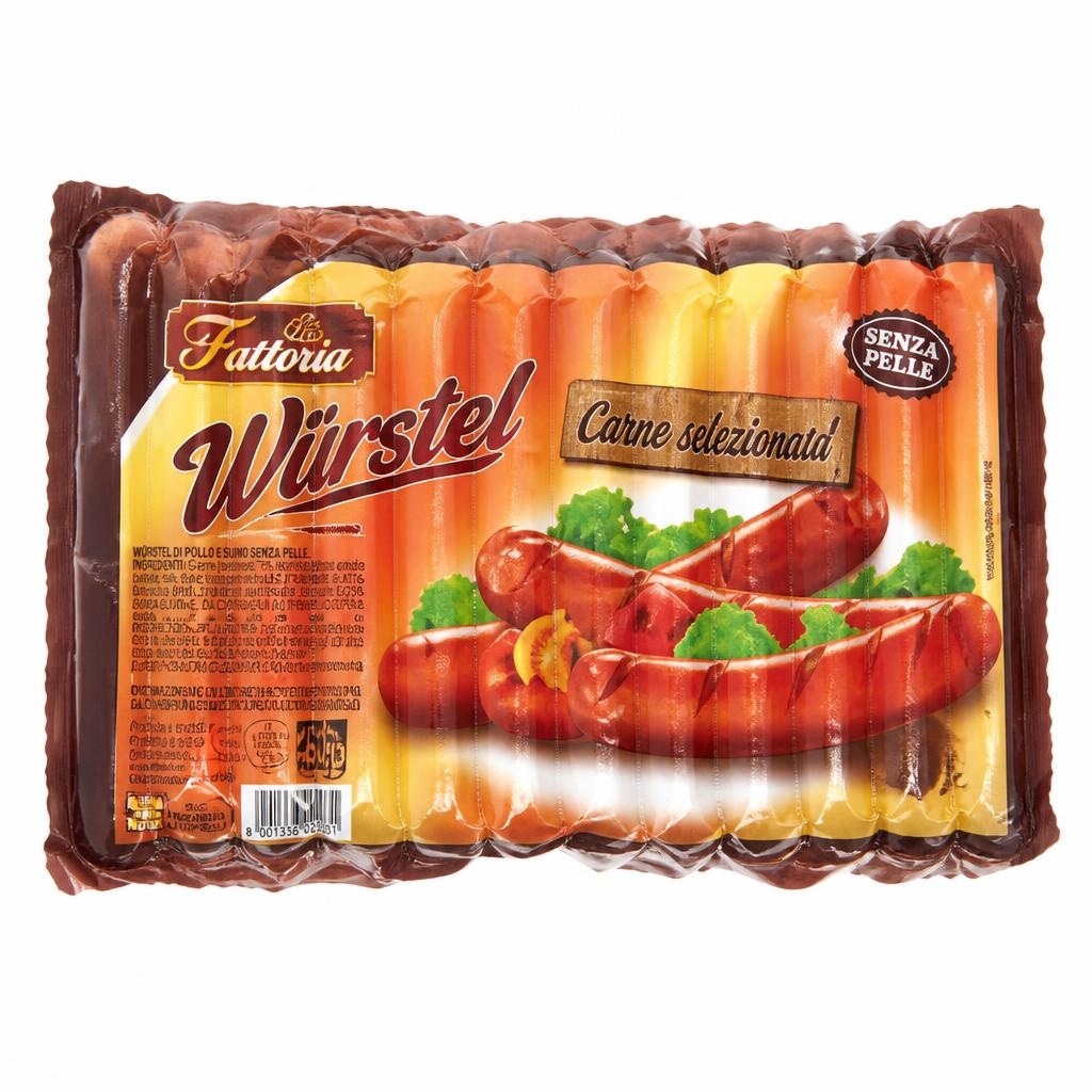 Würstel La Fattoria 1 kg in offerta da MD