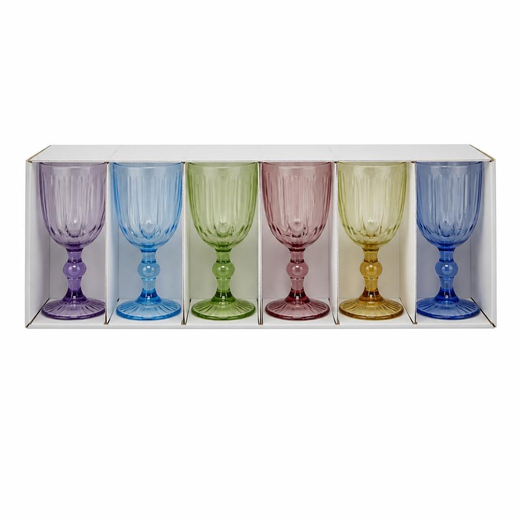 Set 6 Calici Vino Teti 6 pezzi - Offerta nel negozio Risparmio Casa
