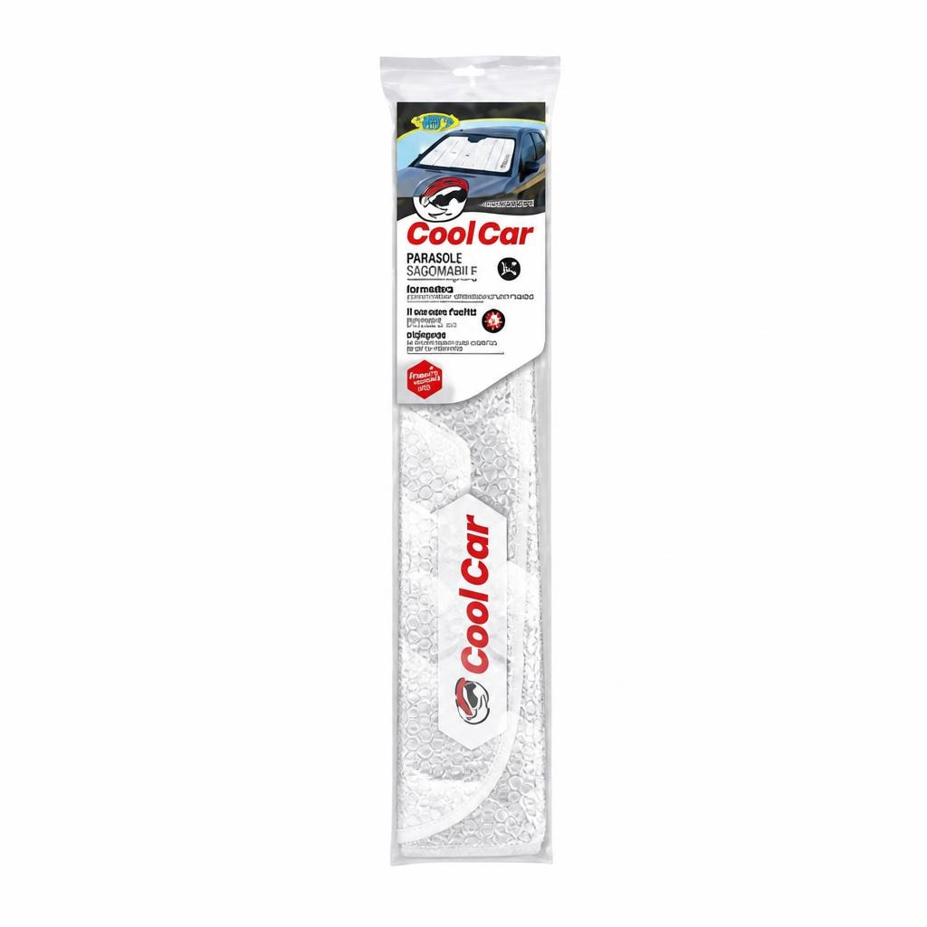 Parasole per auto sagomabile 145x72 cm CoolCar in offerta da Il Gigante