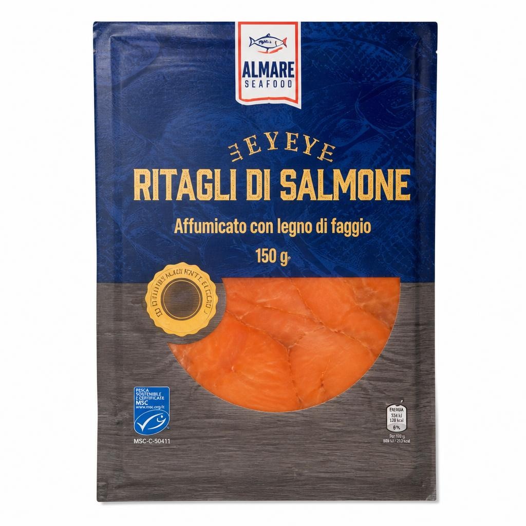 Ritagli di salmone MSC 150 g ALMARE SEAFOOD in offerta da ALDI