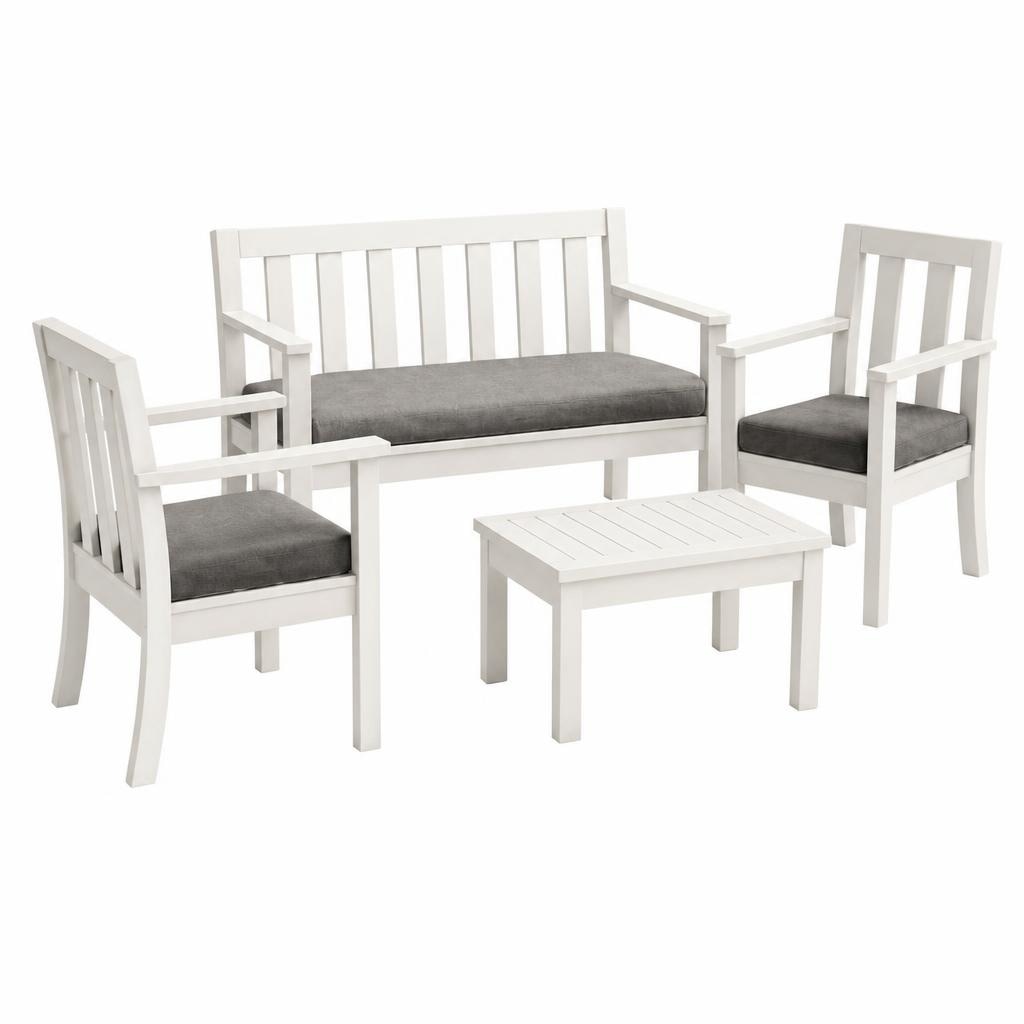 Tris Cuscini Sfoderabili 2 cuscini da 52x50 cm, 1 cuscino da 52x110 cm in offerta da Happy Casa