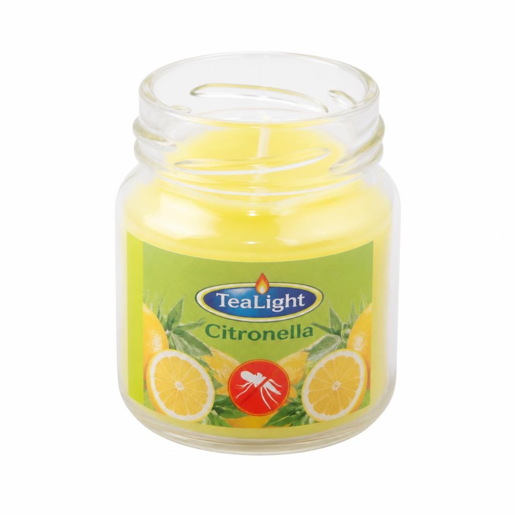 Candela Citronella Bicchiere Senza Tappo - Offerta nel negozio Risparmio Casa