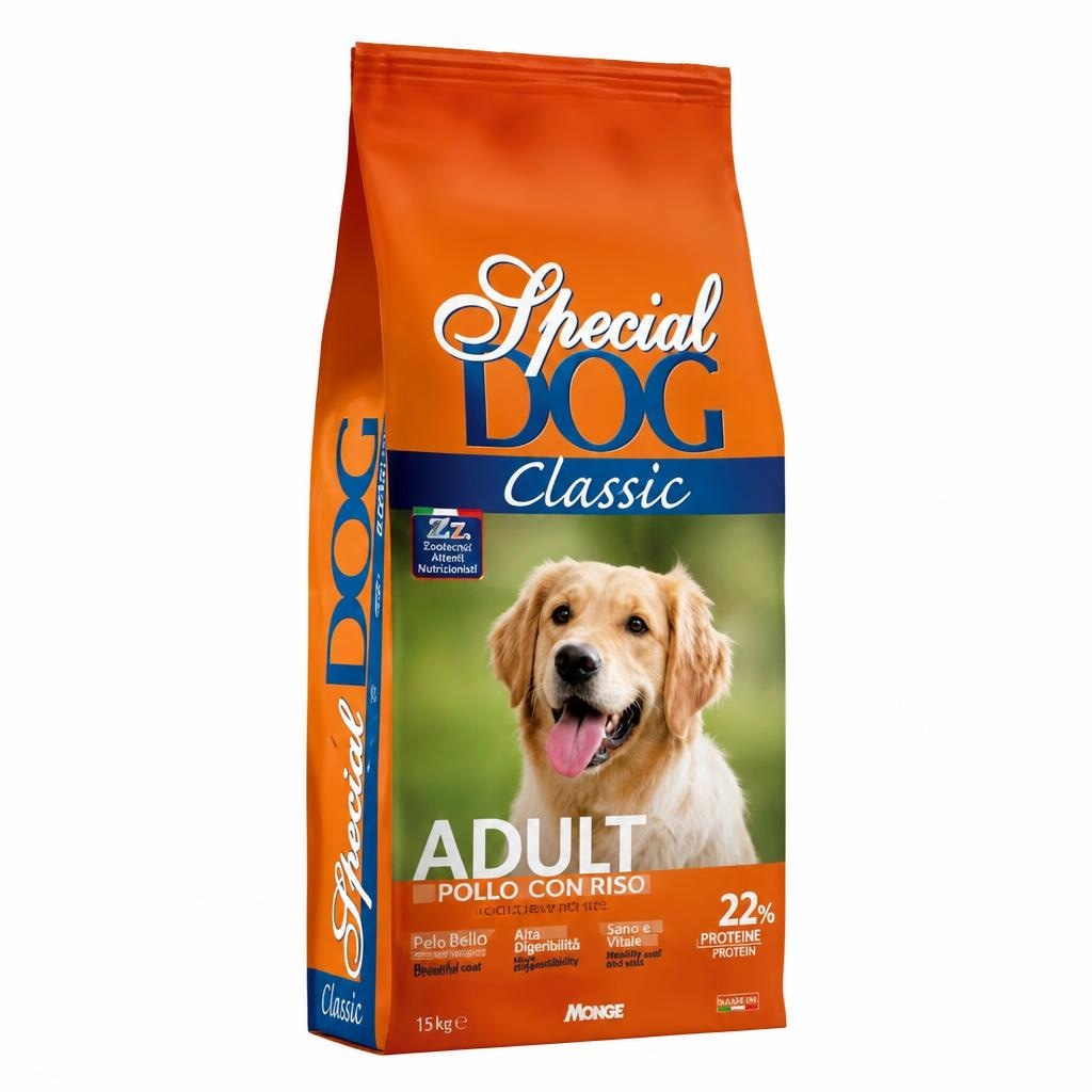 Special Dog Monge crocchette per cani Classic Adult Pollo 10 Kg in offerta da Panorama