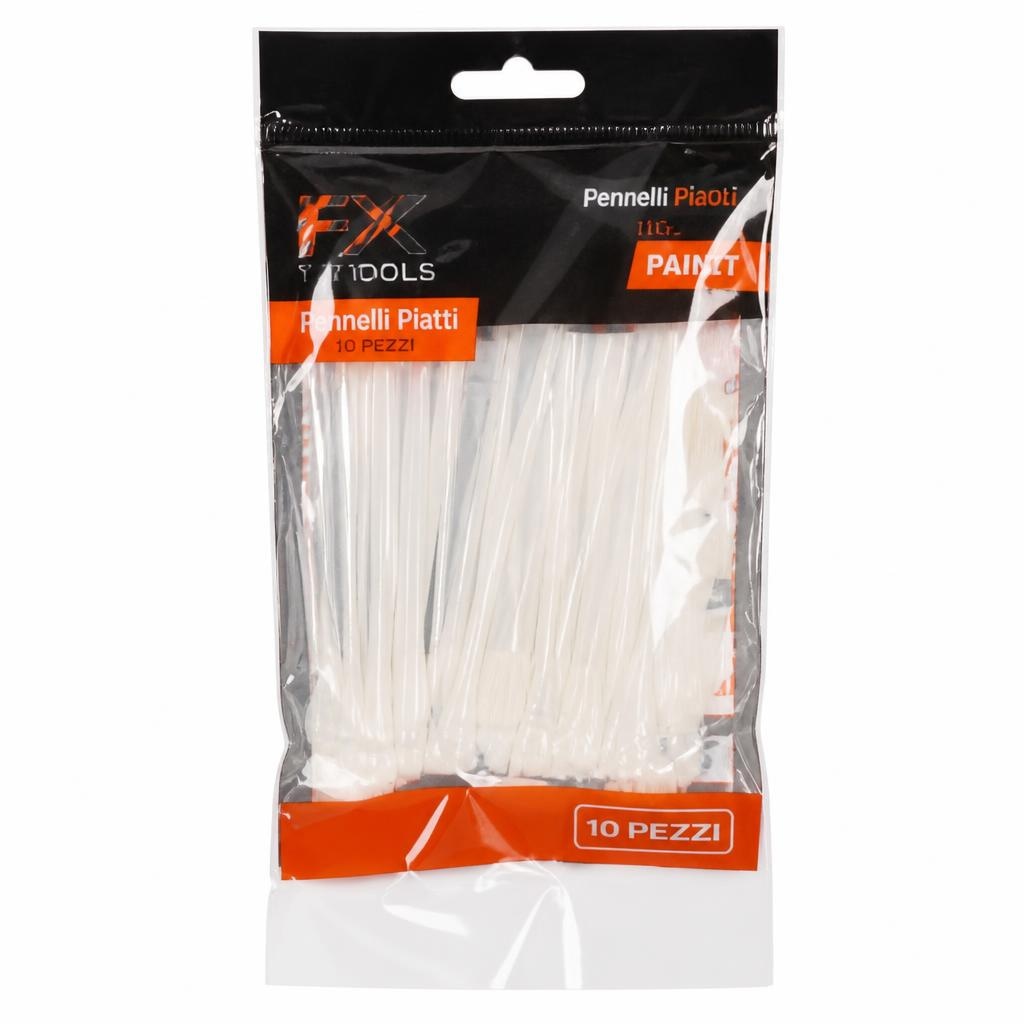 Pennelli piatti 10 pezzi in offerta da Happy Casa