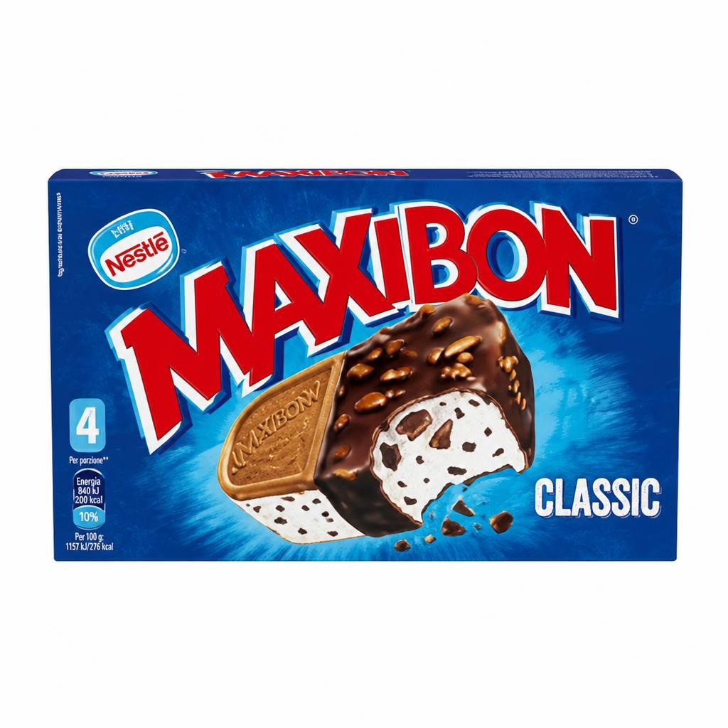 Maxibon Classic o Pistacchio Conf. 4 pz, 384 g in offerta da Carrefour