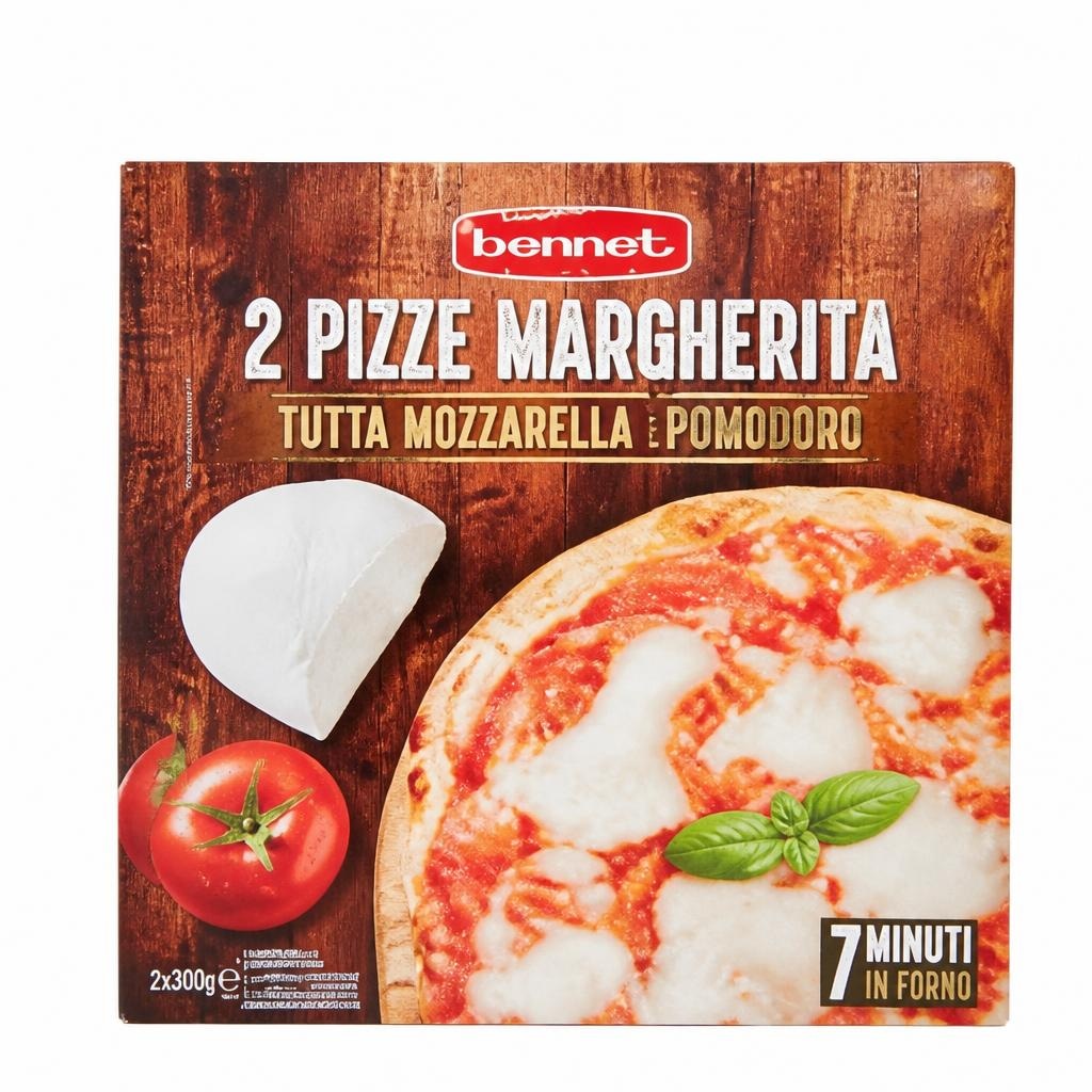 Pizze Margherita 2 pz, 600 g in offerta da Eurospin