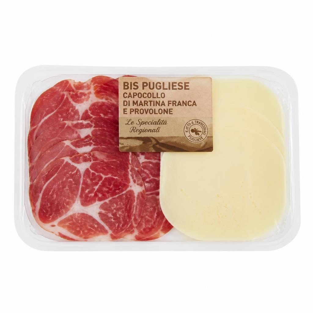 Bis Pugliese Capocollo di Martina Franca e Provolone Le Specialità Regionali 100 g in offerta da Il Gigante