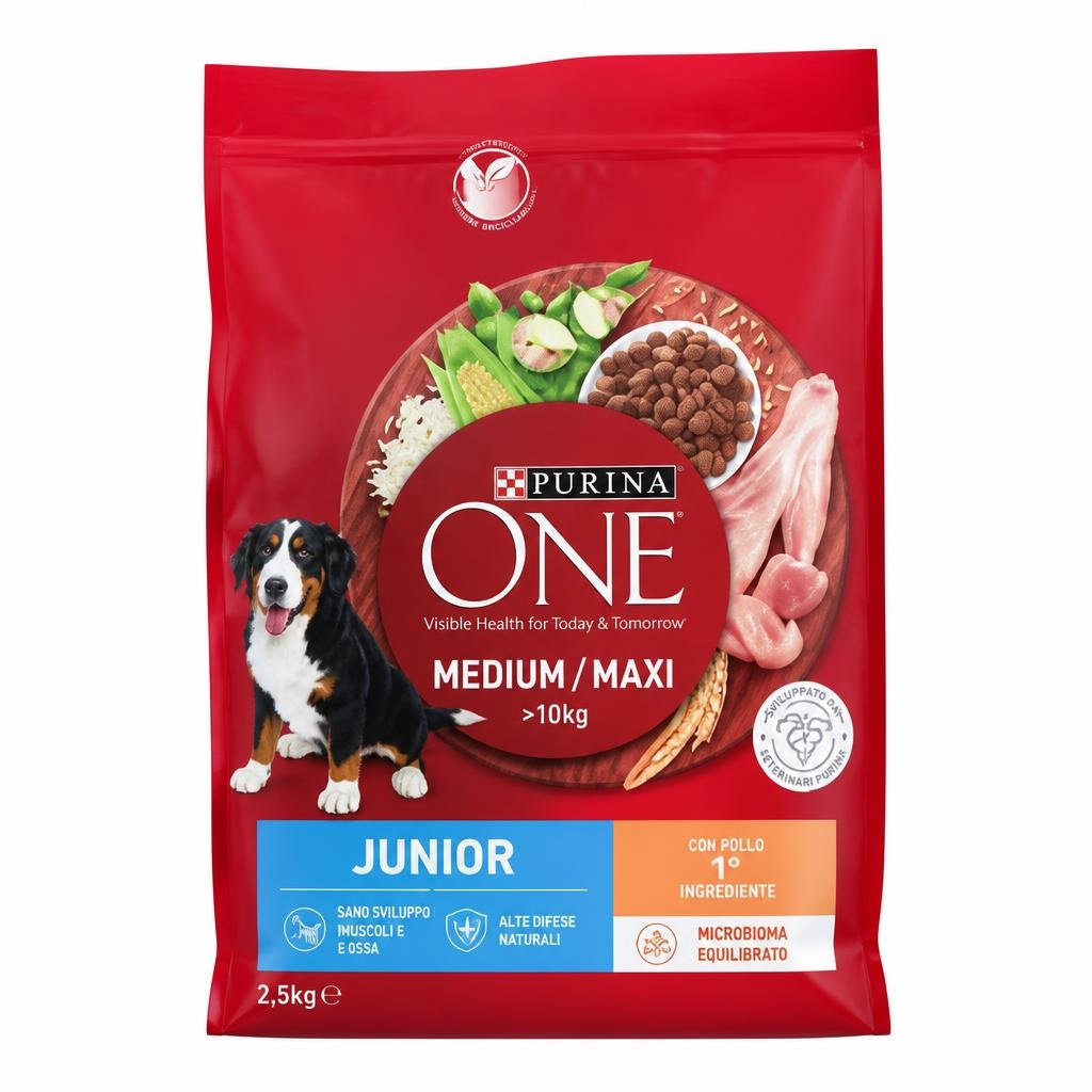Purina One Alimento secco per cani kg 2,5 - Offerta nel negozio Bennet