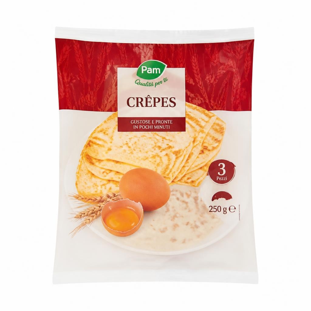 Crepes 250 g Pam in offerta da Panorama