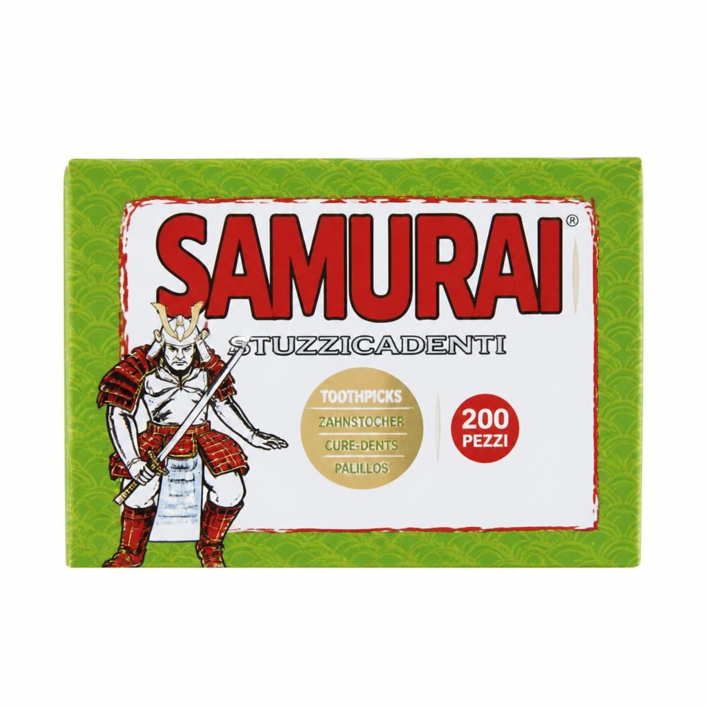Samurai stuzzicadenti 200 pezzi in offerta da Panorama