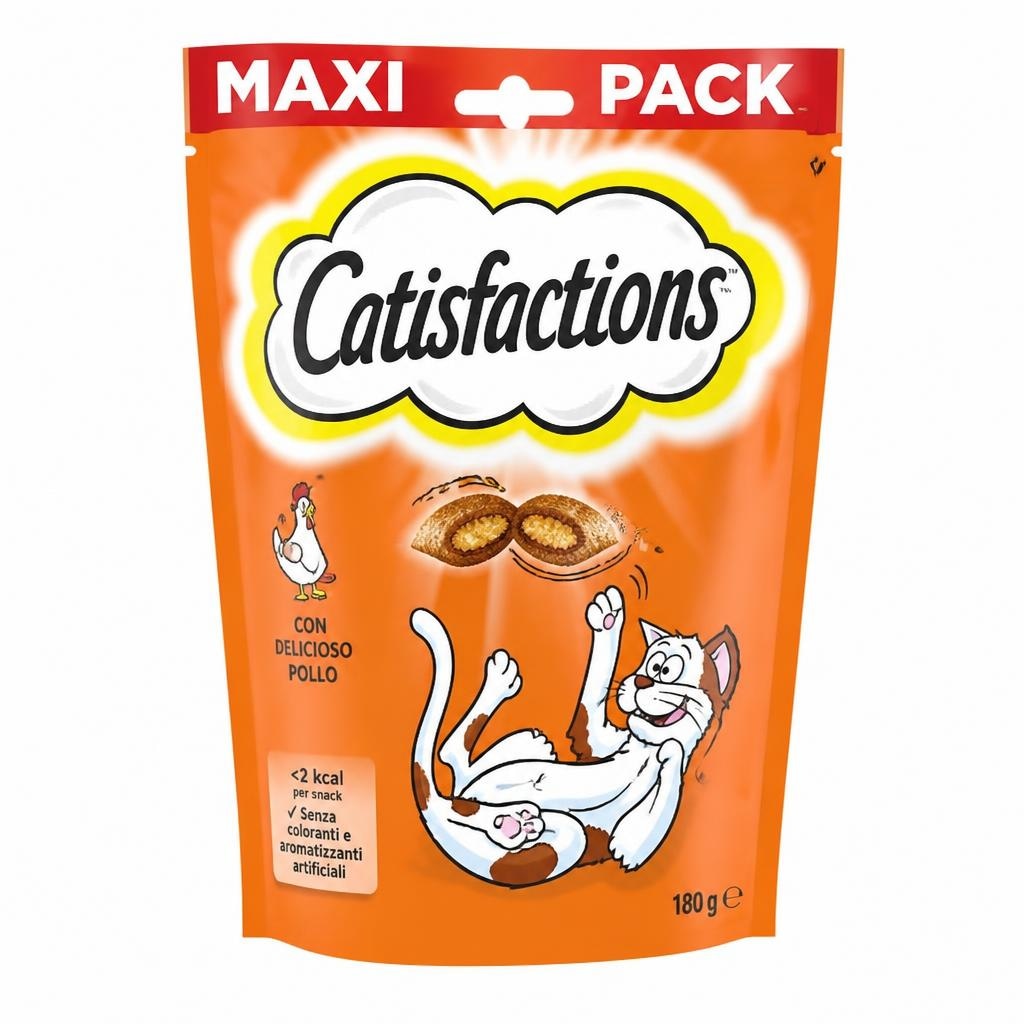 Catisfaction snack per gatti 180 g in offerta da Iper La grande i