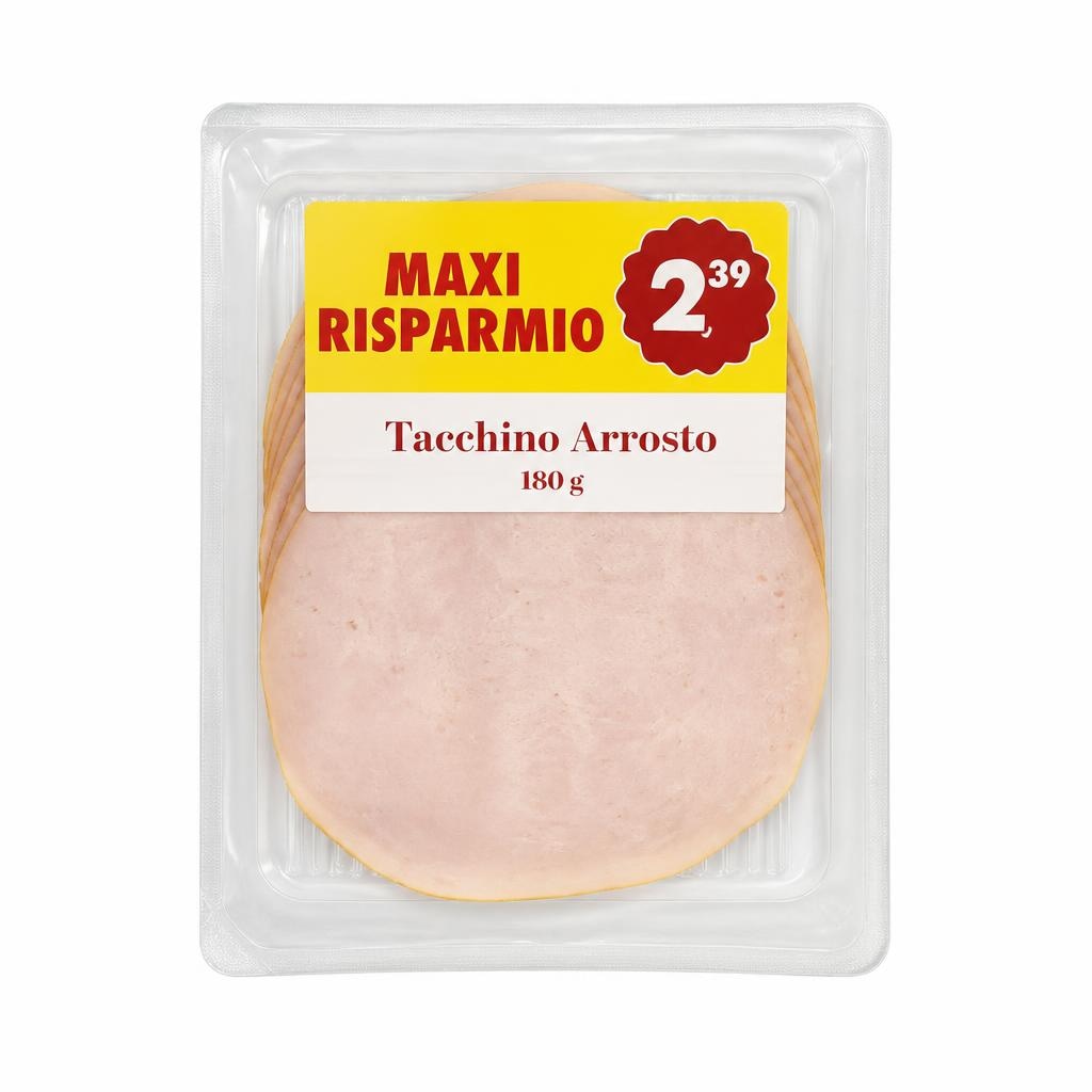 Tacchino arrosto 180 g in offerta da Dpiù