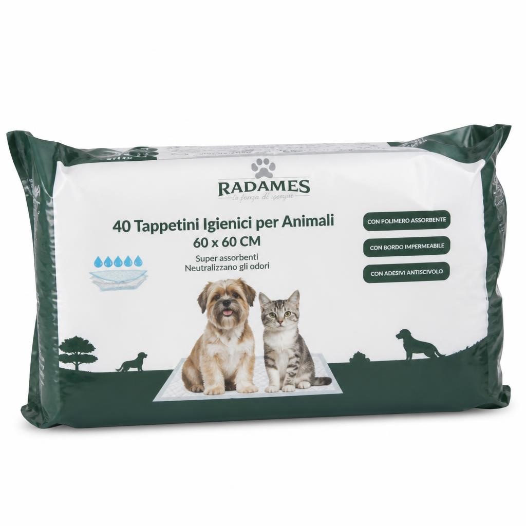 Tappetini igienici per animali 40 pezzi Radames in offerta da Eurospin